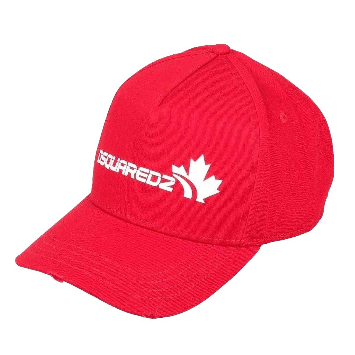 DSquared2 Familie Logo Baseballpet (Rood/Wit)