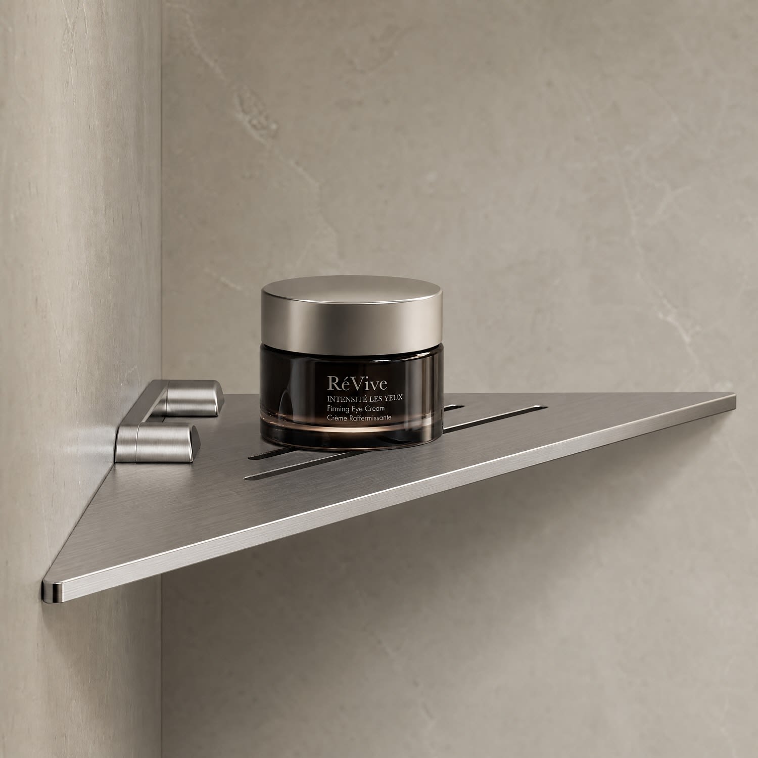 ALLUVION Hera Eckablage 20 x 20 cm, Accessoires, AL100070AS, Edelstahl