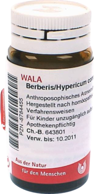 WALA Heilmittel GmbH BERBERIS/HYPERICUM comp.Globuli 20 g 08784455