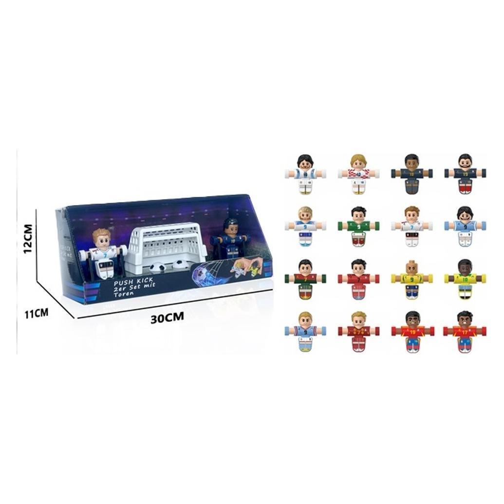 Fun trading Push Kick Fussball 2er Tor Spiel Set (5231)