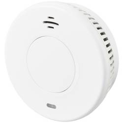 Sygonix EN14604 Funk-Rauchwarnmelder inkl. 10 Jahres-Batterie, vernetzbar batteriebetrieben (Ø x H) 105 mm x 36 mm SY-6438012