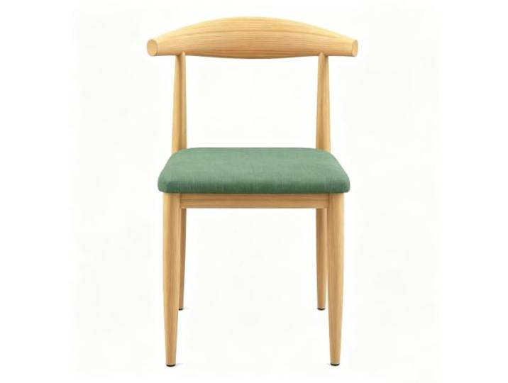 Moderner Esszimmerstuhl, Stapelbarer Küchenstuhl, Mit Gepolstertem Sitz Ergonomische Beistellstühle, Stabile Metallbeine, For Zuhause, Küche, Restaurant, Café(Cyan)