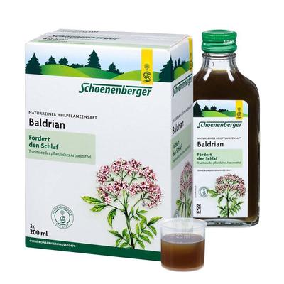 Baldrian Heilpflanzensäfte Schoenenberger 3x200 ml Saft