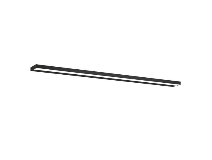 Helestra Led-Wandleuchte Slate, Schwarz, Metall, Kunststoff, 10.5x2.5x120 cm, Lampen & Leuchten, Innenbeleuchtung, Wandleuchten