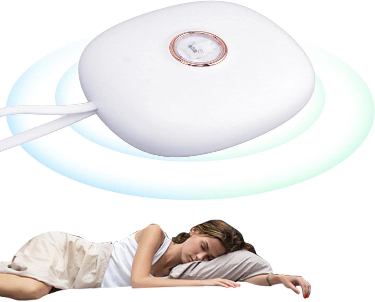 Trilwekker Digitale Klok Wit - Stille Wekker met Instelbare Vibratie - 93 x 105 cm