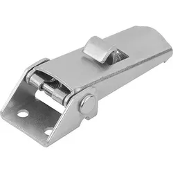SPANNVERSCHLUSS MIT SPANNHAKEN EINSTELLBAR, ANSCHRAUBBOHRUNG SICHTBAR, FORM:B MIT SICHERUNG, STAHL VERZINKT (K0046.2420721)