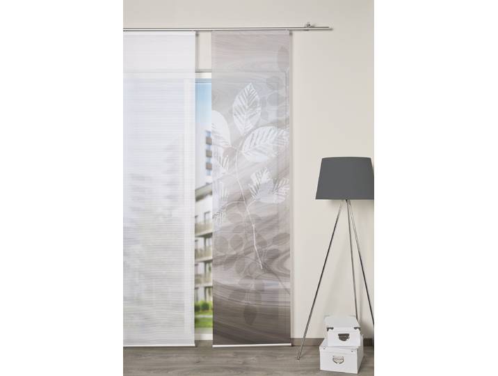 Schiebevorhang Toupillon 60 x 245 x 1cm Beige