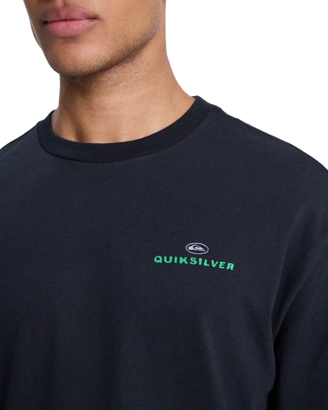 T-Shirt QUIKSILVER "Upside Down", Herren, Gr. M, schwarz, Obermaterial: 100% Baumwolle., Shirts T-Shirt