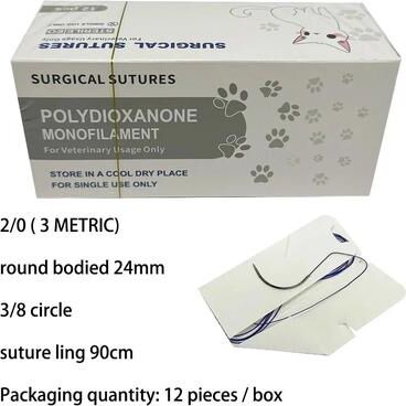 Inspire Essentials Veterinary Absorbable Suture Thread Set With Needle For Training And Demonstration 9