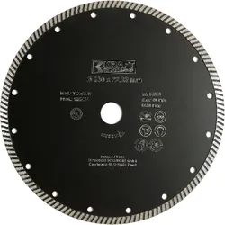 Diamant-Trennscheibe Ø230 mm, Turbo-Scheibe und feine Welle