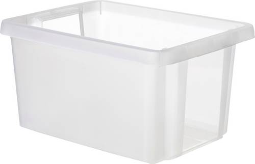 Curver 225353 Aufbewahrungsbox ESSENTIALS Drehstapelbox 16L, transparent Transparent 1St.