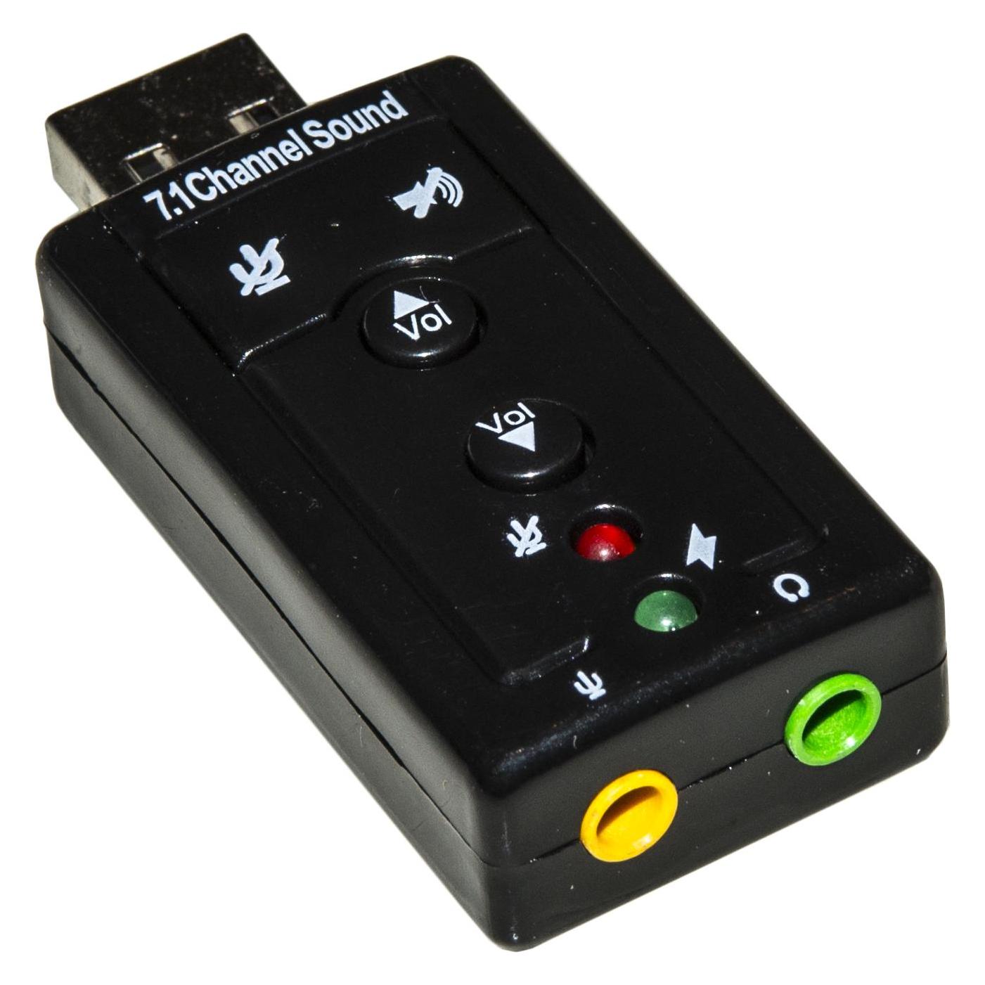 Link SCHEDA AUDIO USB 2.0 BK PER WINDOWS 10/8/7/VISTA/XP (LK70777)