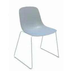 Infiniti Stuhl Pure Loop Sled Kunststoff Grau