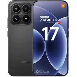 Xiaomi 17 (256 GB, Black, 6.30", Dual SIM, 5G), Smartphone, Schwarz