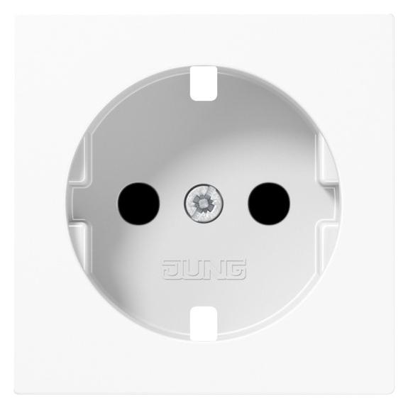 JUNG Zentralplatte aws für SCHUKO-Steckdose A 1520 KIPL WW (A1520KIPLWW)