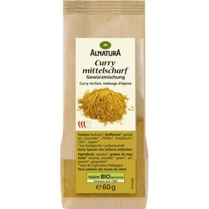 Alnatura Curry mittelscharf, BIO, im Beutel, 60 g