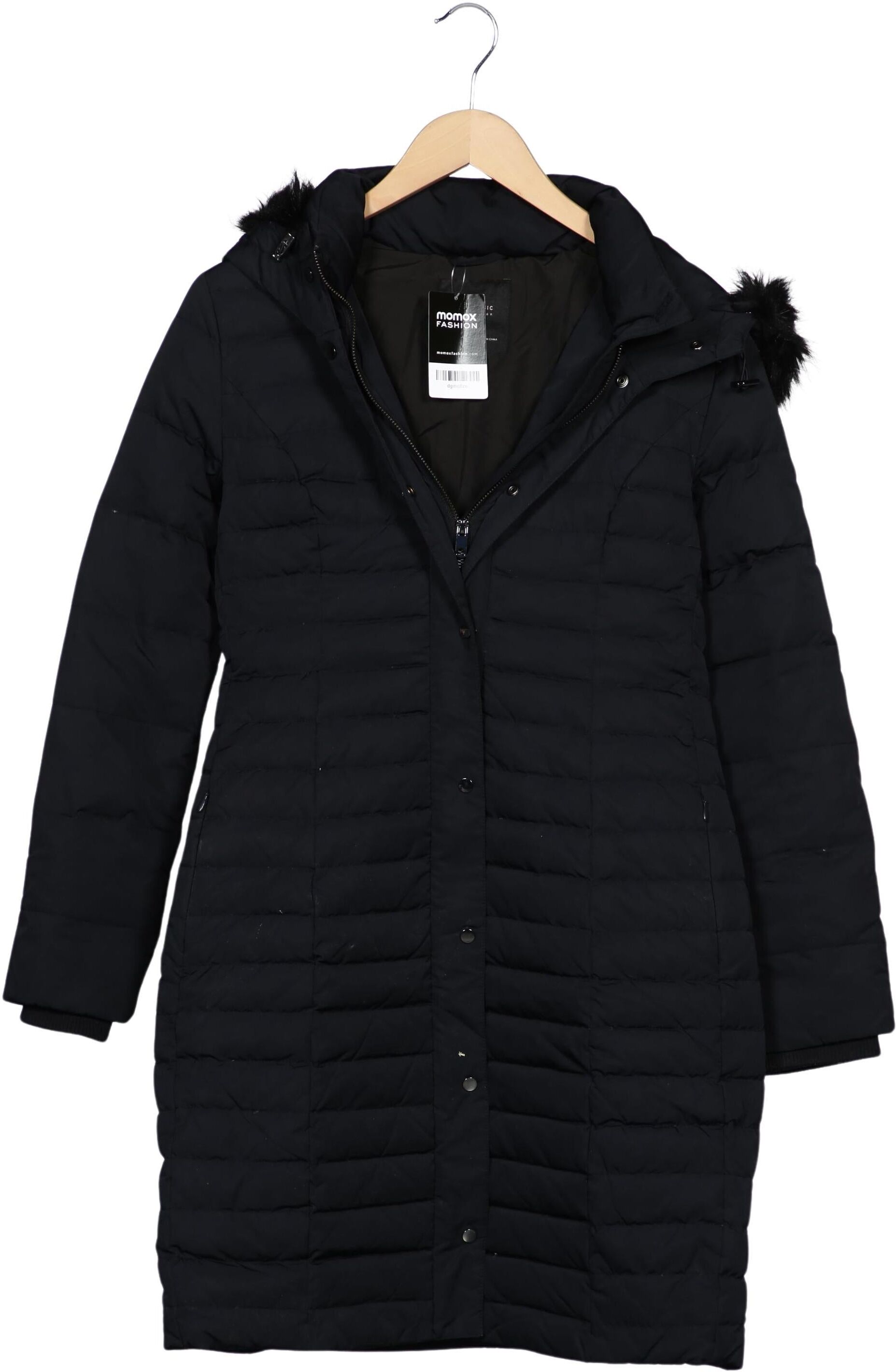 Zara Damen Mantel, Marineblau, Gr. S, Synthetik / Daunen - Second Hand