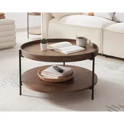 SalesFever »Arlo« Couchtisch walnuss 69x39x69 cm
