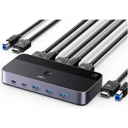 Ugreen CM664, KVM Switch, Schwarz