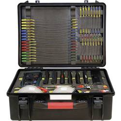 Gossen Metrawatt AERO Master Test Kit II Hand-Multimeter kalibriert (DAkkS-akkreditiertes Labor) digital Spritzwassergeschützt (IP54), Datenlogger CAT II 1000 M246N
