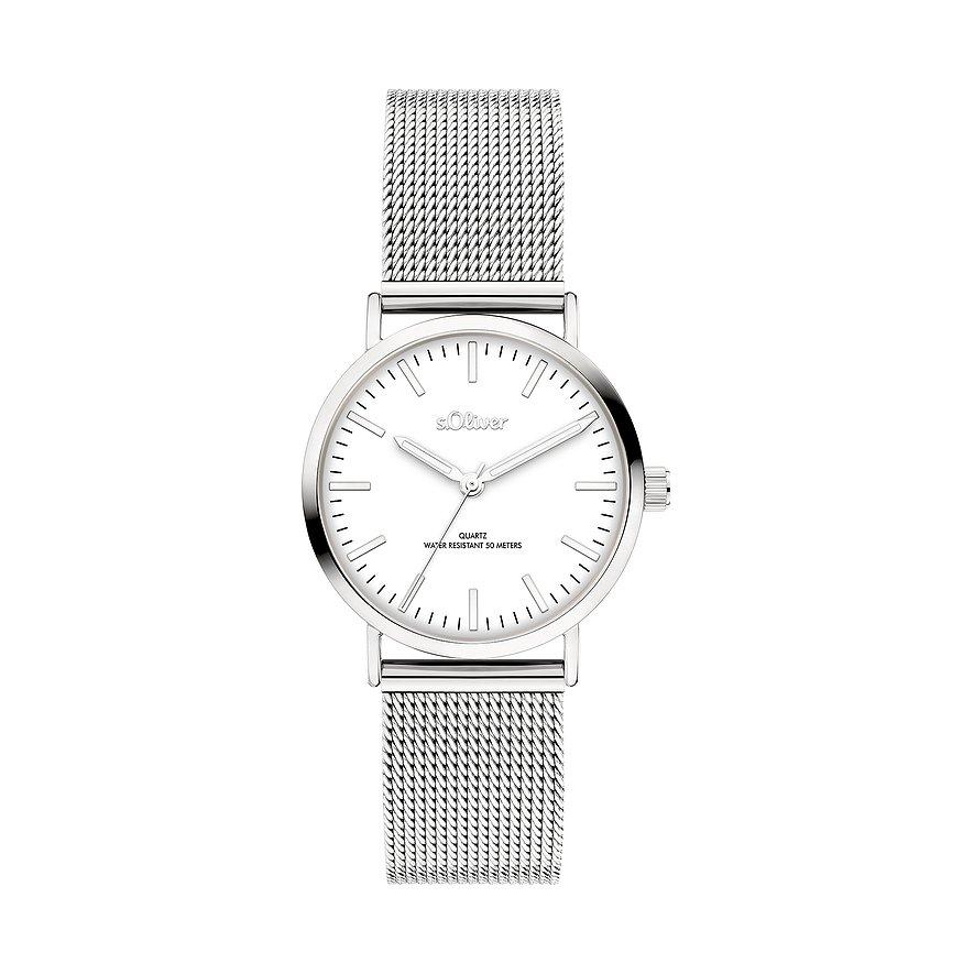 s.Oliver Damenuhr Classic Mesh Small