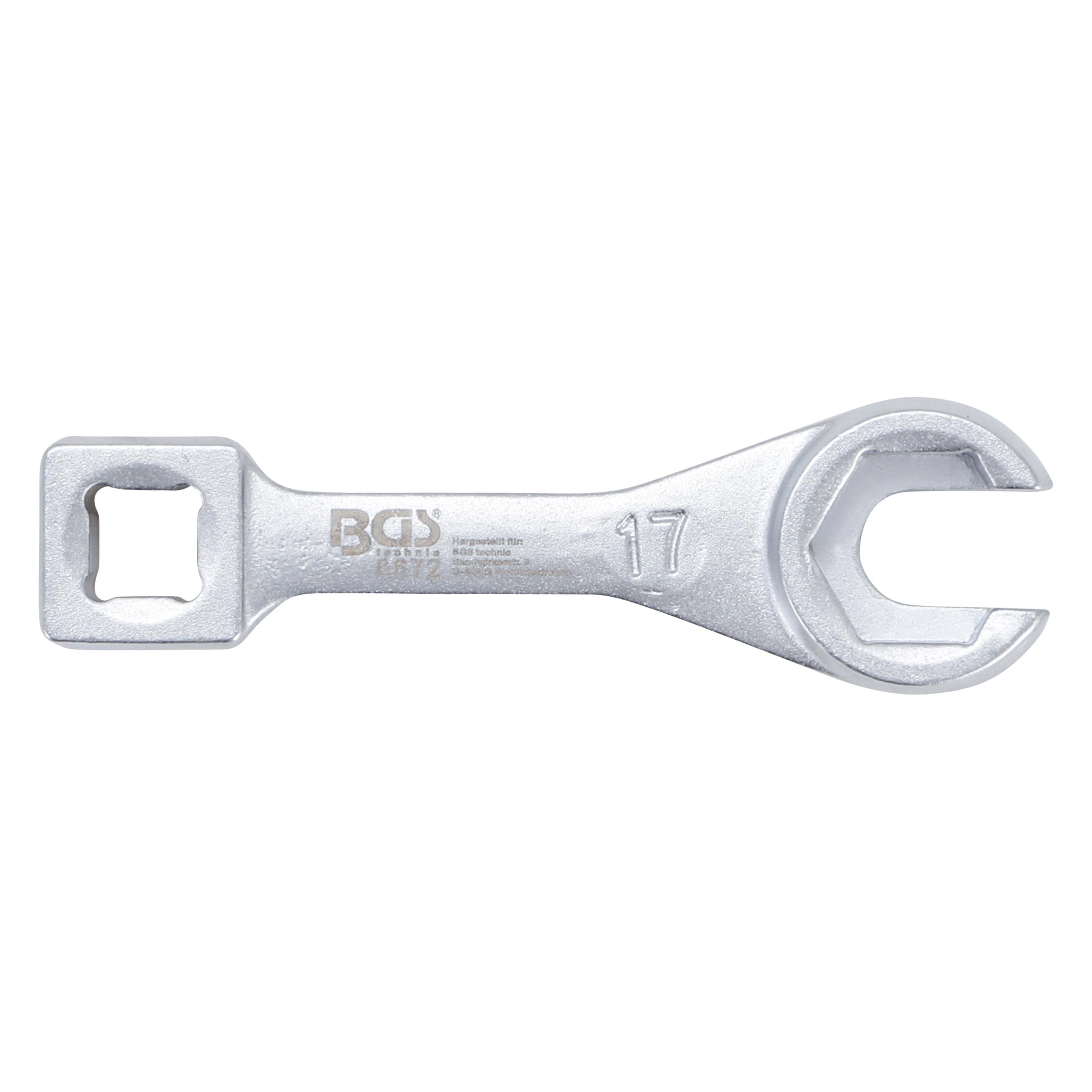 BGS Kraftstoff-Leitungsschlüssel für Toyota & Honda 17 mm (6672)