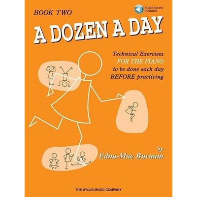 A Dozen a Day - Book 2 Piano Technique Exercises for Beginners Elementary Piano Warm Up Sheet Music Book for Daily Practice Progressive Finger