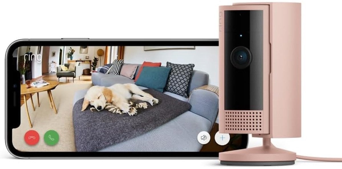 Ring Indoor Camera 2de generatie - Roze - Beveiligingscamera voor binnenshuis