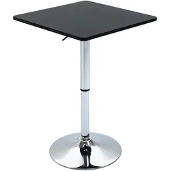 BARTISCH Höhenverstellbar Stehtisch mit Drehbar Tischplatte für Wohnzimmer