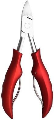 Everyday Crate Ingrown Toenail Clippers & Cuticle Nipper Set Stainless Steel Precision Nail Care Tool red