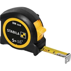 STABILA 19567 - Maßband BM 100, 5 m, cm/inch-Skala