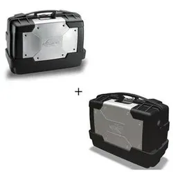 Kappa, Motorradgepäck, KGR33PACK2 zijkoffer cover in aluminium, 33 l, andere (33 l)