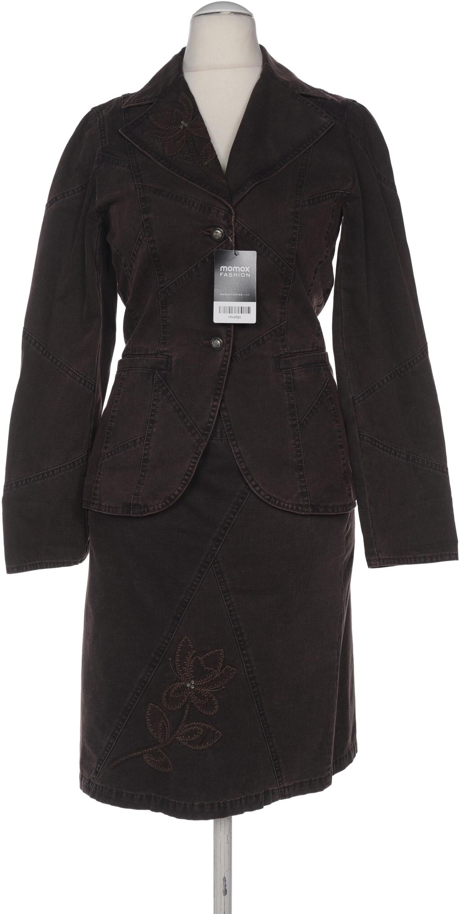 Laurel Damen Anzug oder Kombination, Braun, Gr. EU 34, Baumwolle - Second Hand