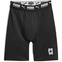 Puma, Herren, Sporthose, Hoops Team Short Baselayer (3XL), Schwarz