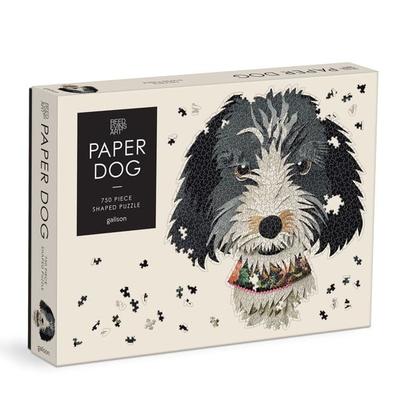 Paper Dogs 750 Piece Shaped Puzzle, von Galison, Galison, 978-0-7353-7298-6