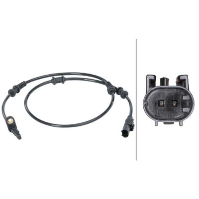 HELLA Sensor, Raddrehzahl 6PU 012 679-871 Vorderachse für Mercedes INFINITI