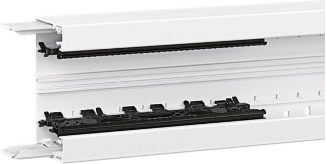 Tehalit Partie inférieure de goulotte de parapet pour BRN 65x130mm vw BRN6513019016 ; hager (5214886)