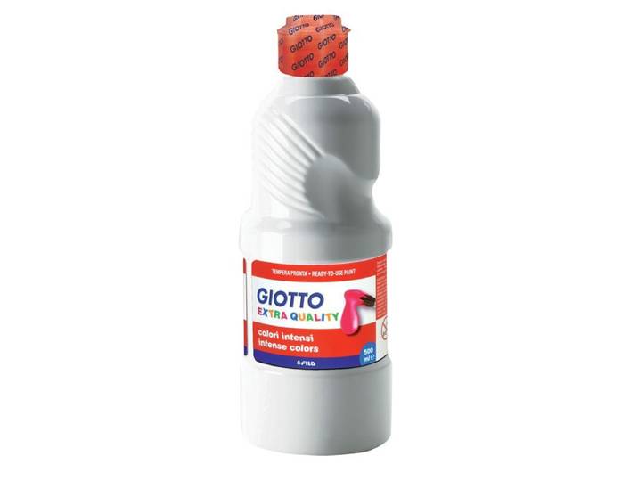 Giotto Tempera - Plakkaatverf 500ml - Wit