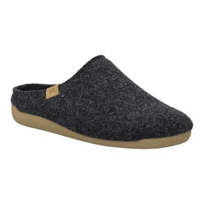 Hausschuh JOSEF SEIBEL "Carson 02, dunkelgrau", Herren, Gr. 45, grau (dunkelgrau), Schuhe Hausschuh