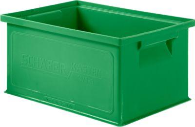 Stapelkasten Serie 14/6-3, Polypropylen, Inhalt 7 l, grün