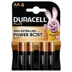 Duracell Plus Power Boost Mignon (AA)-Batterie Alkali-Mangan 1.5 V 4 St. 151255