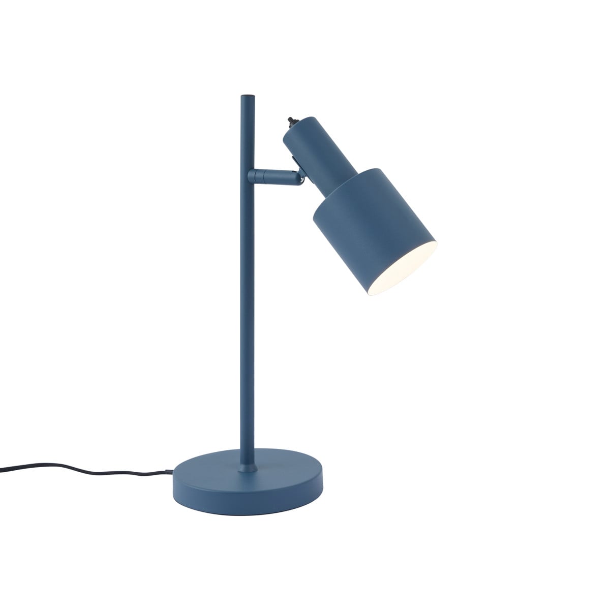 Qazqa Moderne LED Tafellamp Blau - Verstelbare Metalen Bureauverlichting