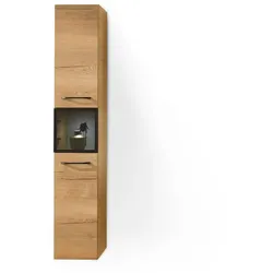 Pelipal Vitrinen-Hochschrank PE 7045 Holzoptik Braun Eiche