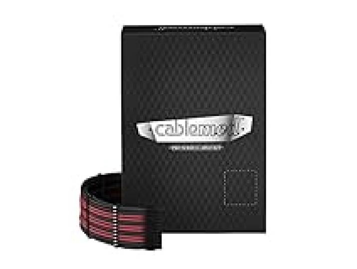CableMod C-Series Pro ModMesh Cable Kit für Corsair AXi/HXi/RM (Yellow Label) - Schwarz/blutrot