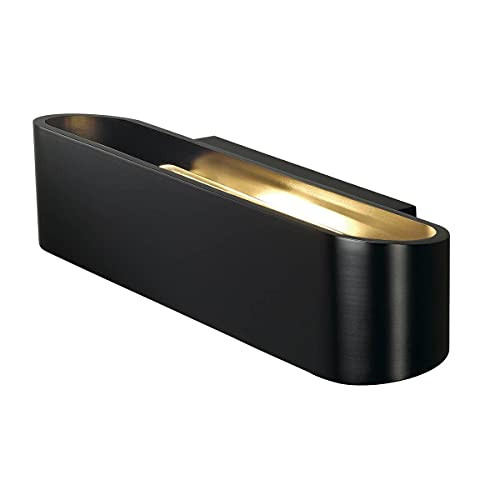 SLV OSSA 300 Ovaal Wandlamp Zwart met R7s Fitting voor Opbouw