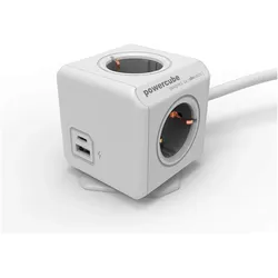 Allocacoc, Steckdosenleiste, PowerCube (4x, USB-A, 1.50 m)
