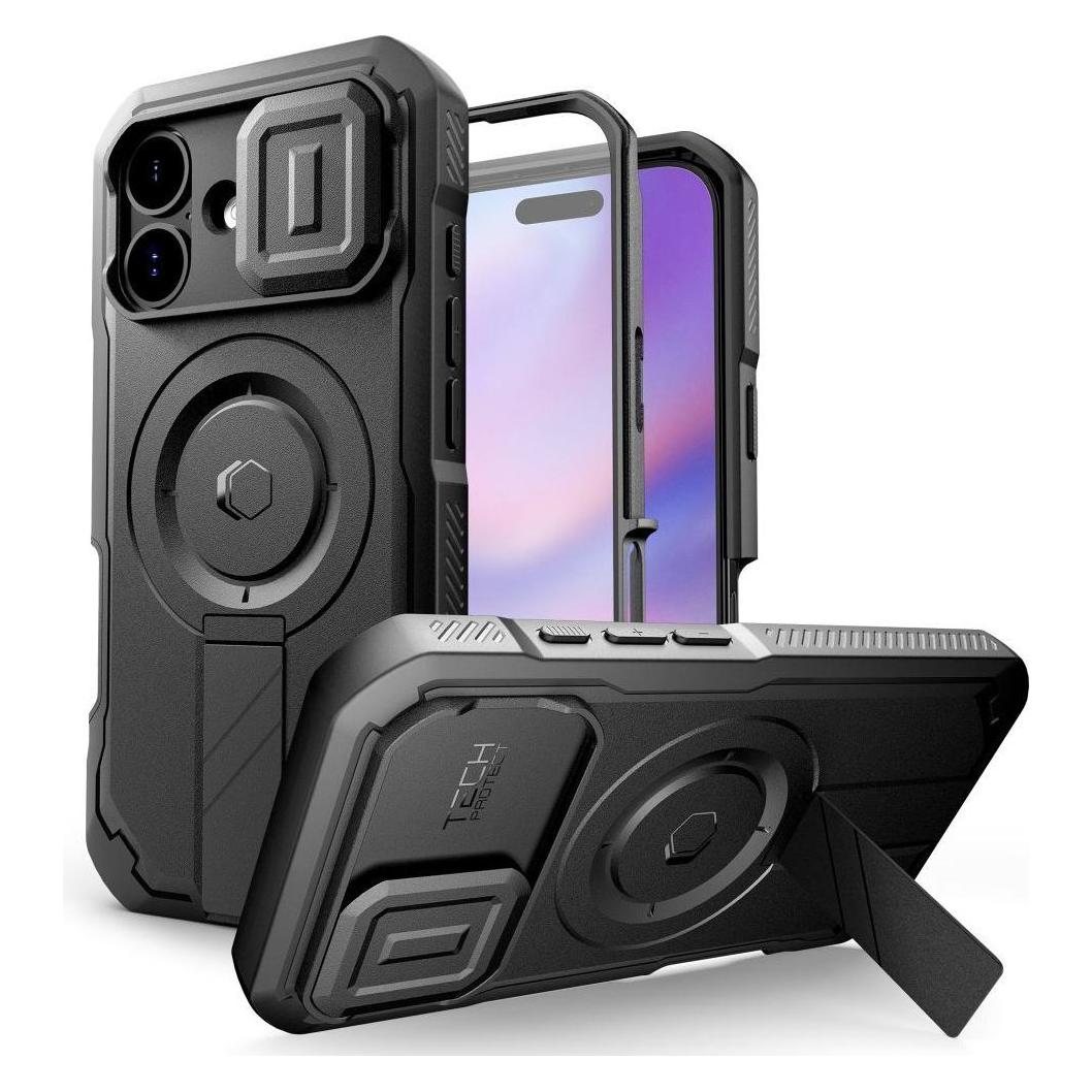 Tech-Protect Kevlar MagSafe Hülle für iPhone 17 - Schwarz (Apple iPhone 17) (199576)