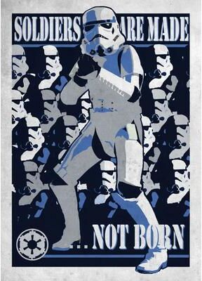 Uplift Picks Galactic Retro Space Poster Tatooine Canvas Movie Wall Art 02 20x30 Cm