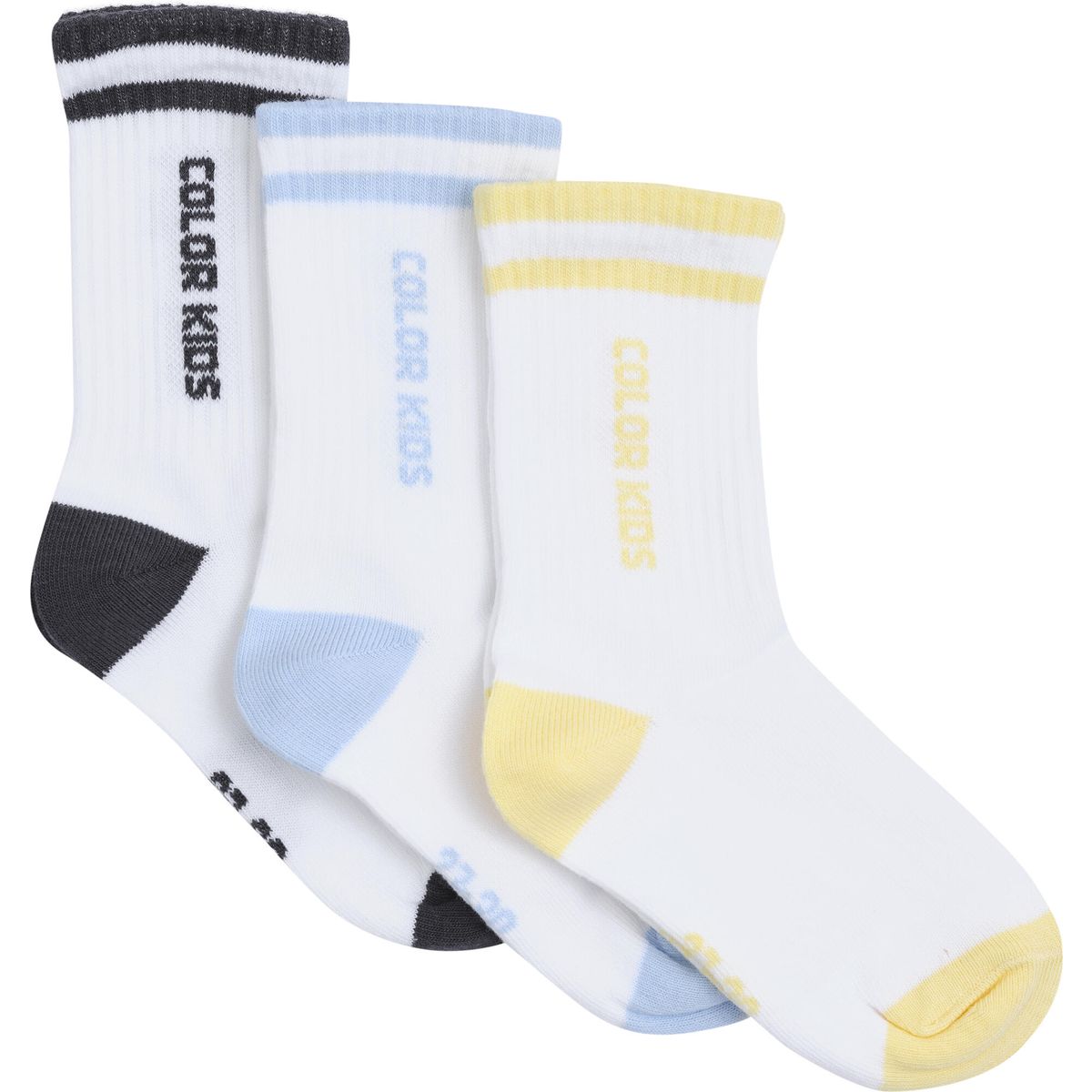 Color Kids Tennis Socks 3Pack 742690 cerulean (7024) 27/30 742690-7024-27/30