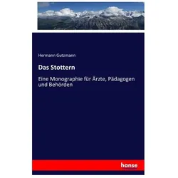 Das Stottern, Fachbücher von Hermann Gutzmann